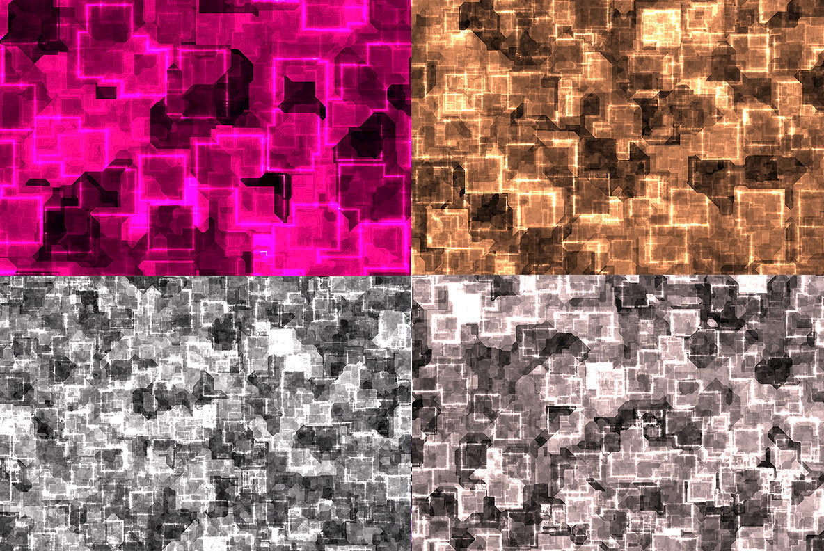 20 Cyber Square Lights Backgrounds 2