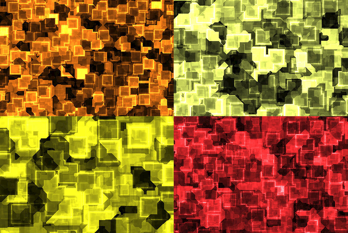 20 Cyber Square Lights Backgrounds 3
