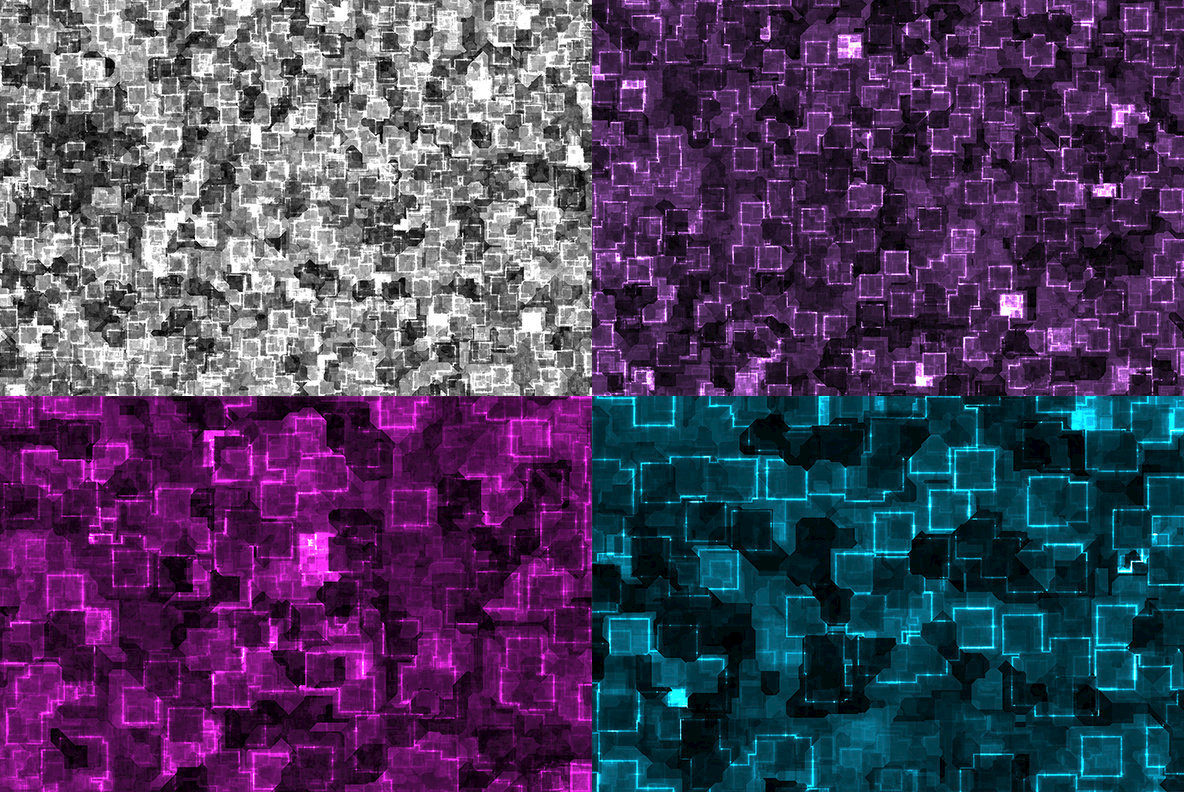 20 Cyber Square Lights Backgrounds 5