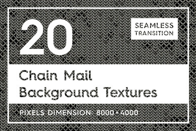 20 Chain Mail Background Textures