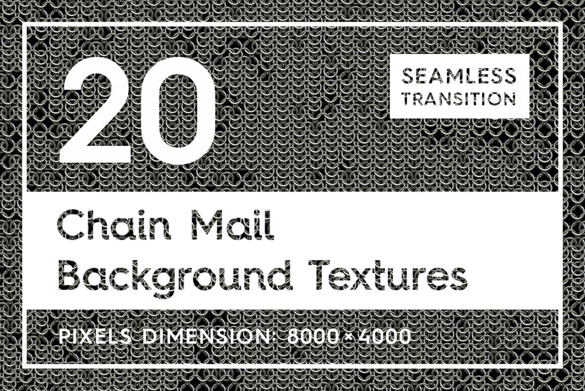 20 Chain Mail Background Textures 1