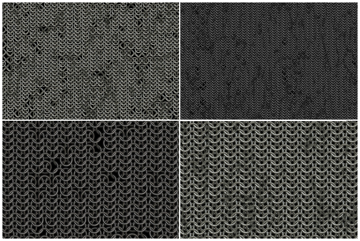 20 Chain Mail Background Textures 3