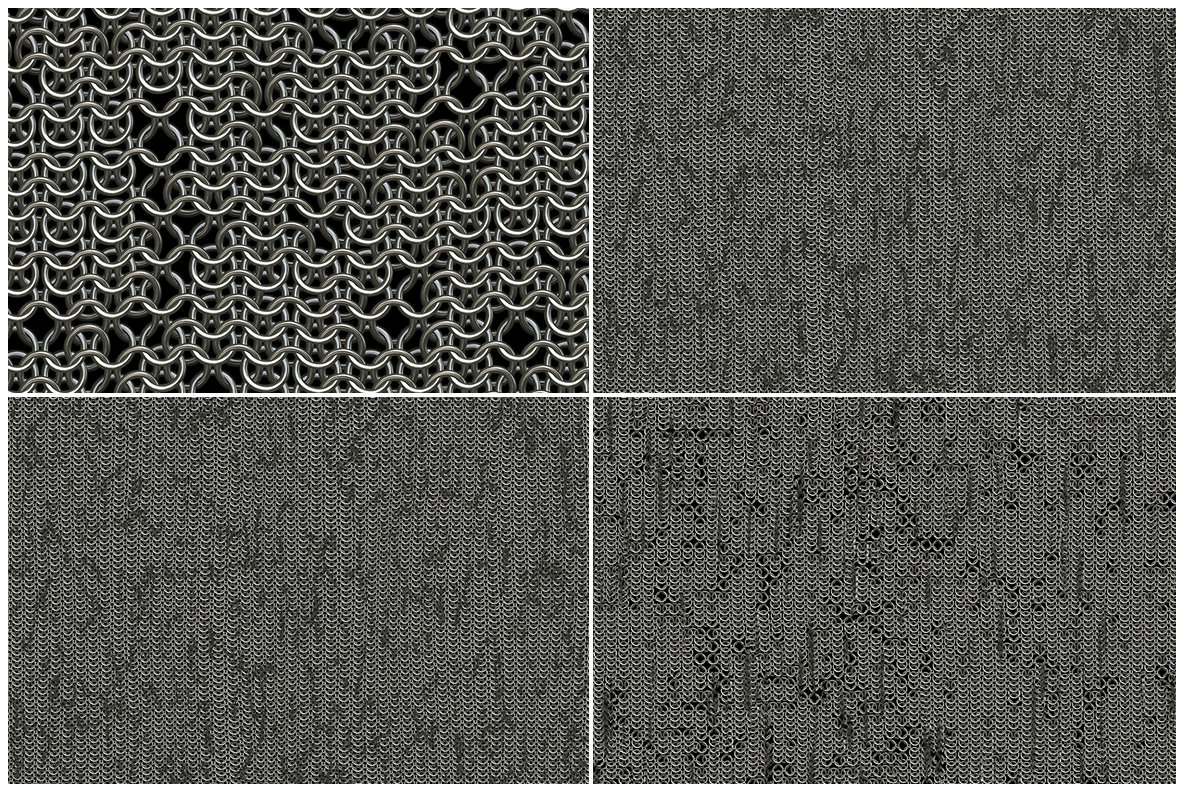 20 Chain Mail Background Textures 4