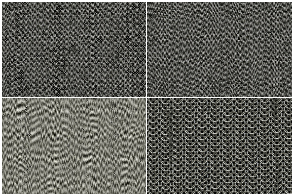 20 Chain Mail Background Textures 5