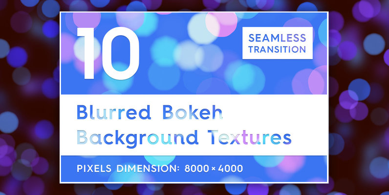 10 Blurred Bokeh Background Textures