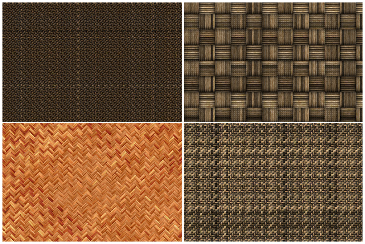 10 Basket Weaving Background Textures 3