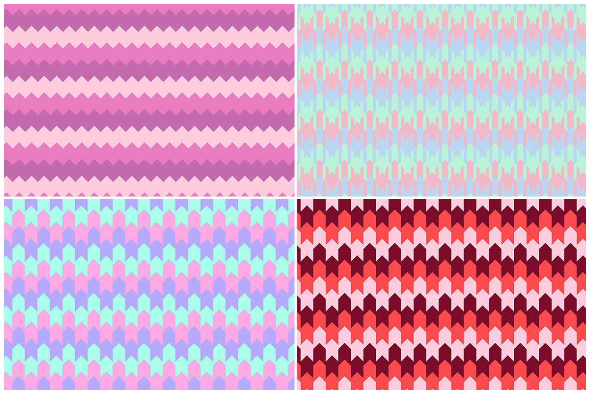 10 Chevron Geometry Backgrounds 2
