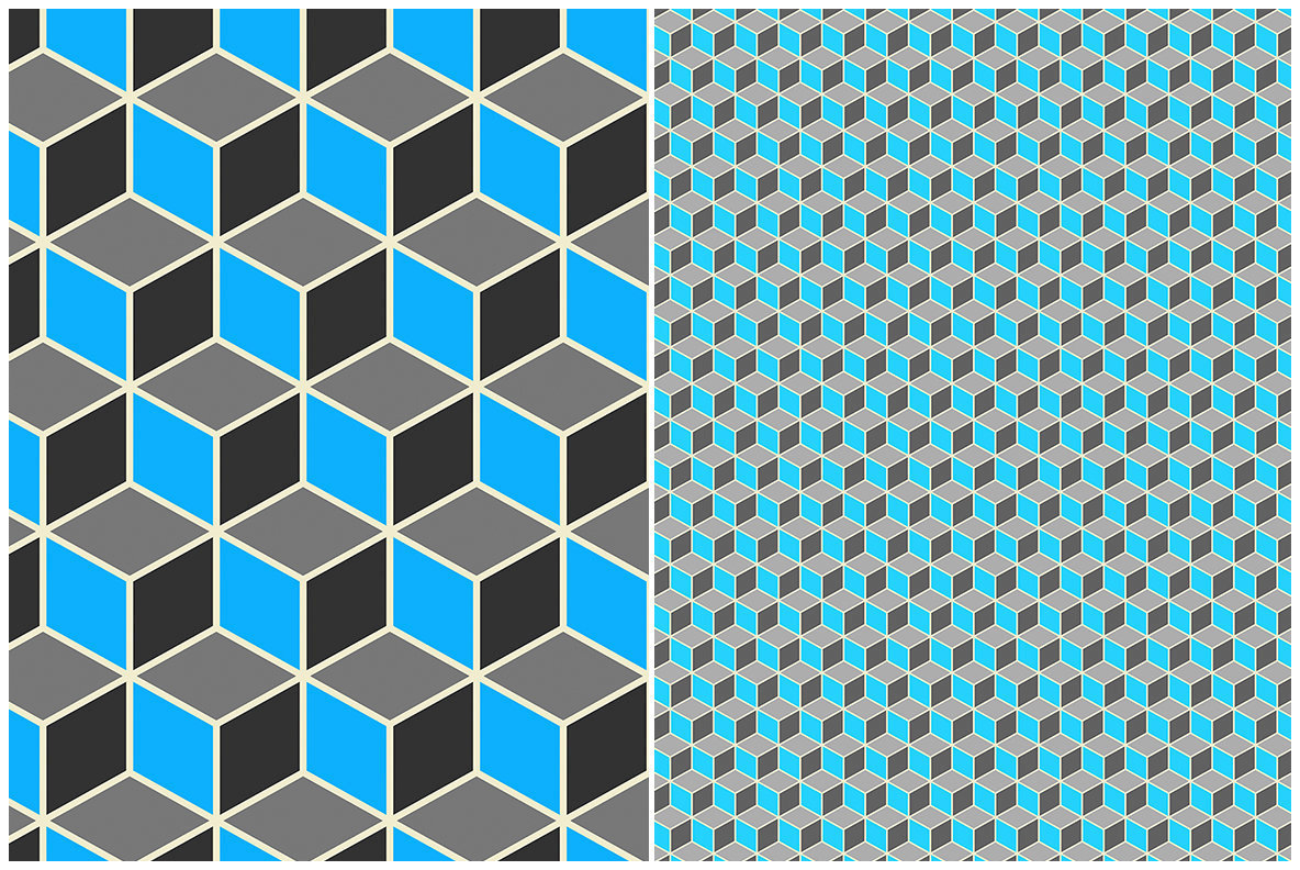 10 Isometric 3D Cubes Backgrounds 4