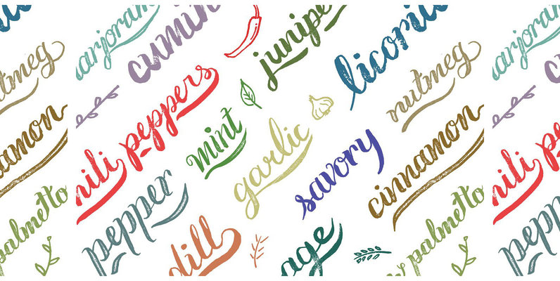 18 Herbs   Spices Text Overlays