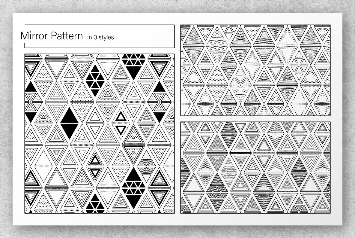 Triangles Patterns Borders Triangles Patterns Borders
