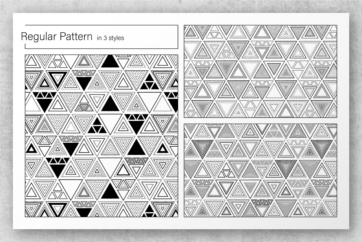 Triangles Patterns Borders Triangles Patterns Borders