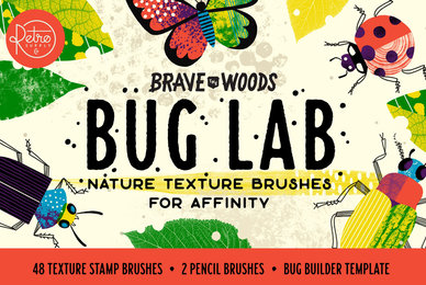 Bug Lab   Nature Texture Brushes for Affinity