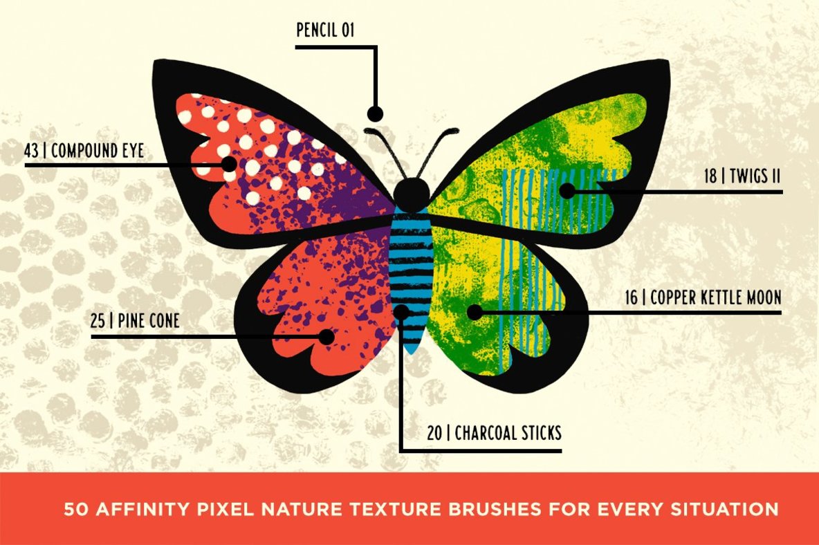 Bug Lab Nature Texture Brushes for Affinity Bug Lab Nature Texture Brushes for Affinity