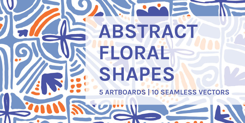 Abstract Floral Shapes