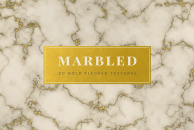 Marbled   20 Gold Flecked Textures