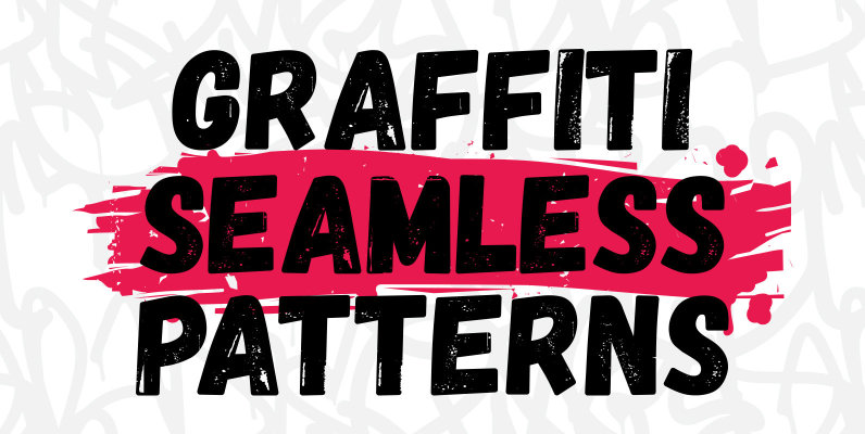 Graffiti Seamless Patterns Set