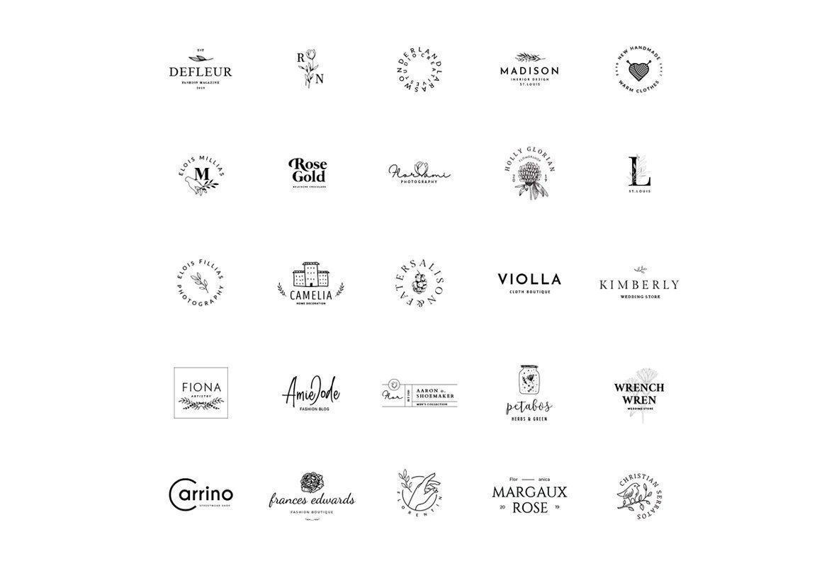 Camelia 50 Premium Logo Templates Camelia 50 Premium Logo Templates