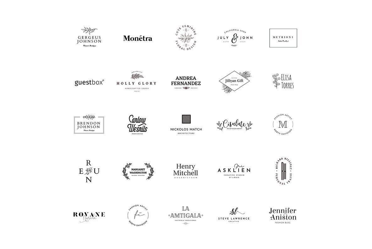 Camelia 50 Premium Logo Templates Camelia 50 Premium Logo Templates