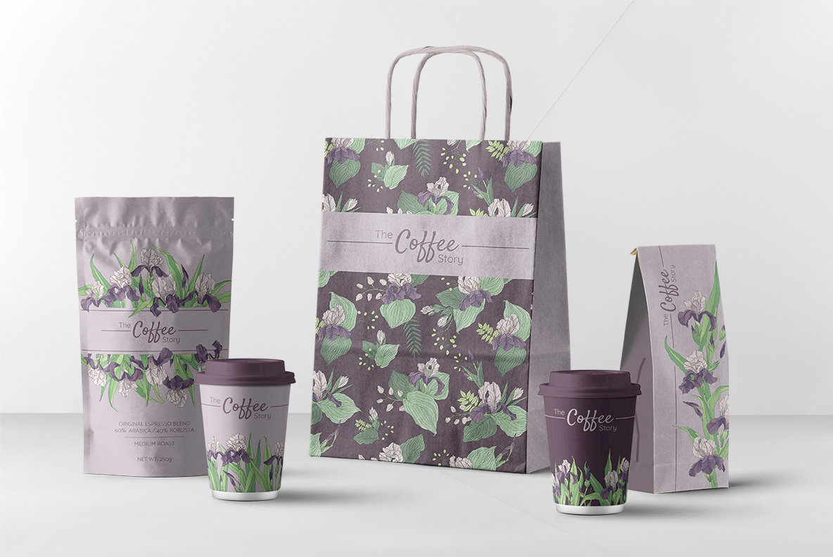 The Iris Bouquet Set of Floral Elements The Iris Bouquet Set of Floral Elements