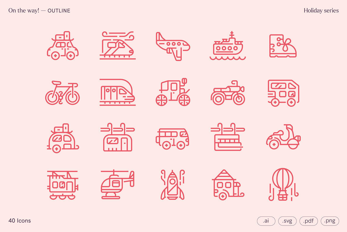 On the way    Holiday Icons 2