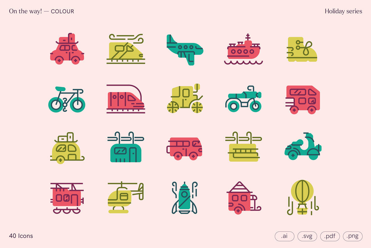 On the way    Holiday Icons 3