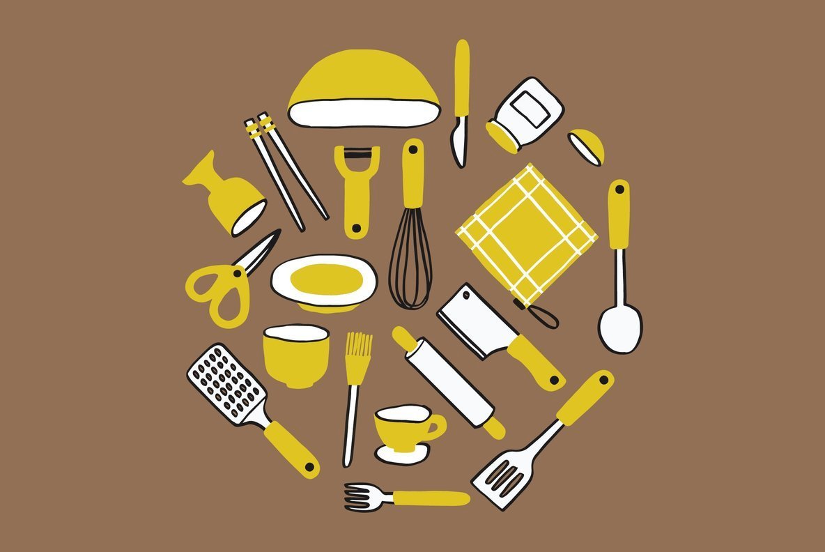 Kitchenware Graphics and Patterns 3