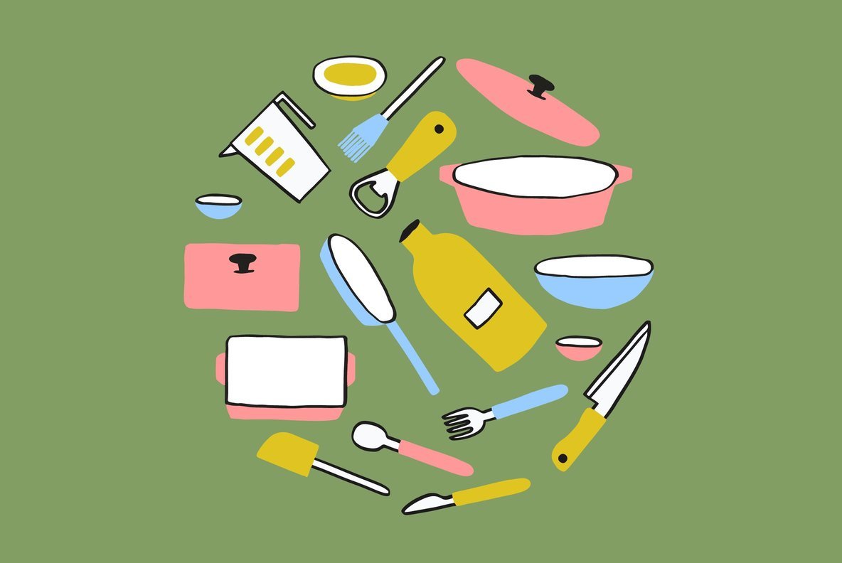 Kitchenware Graphics and Patterns 4