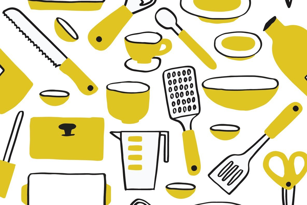 Kitchenware Graphics and Patterns 5