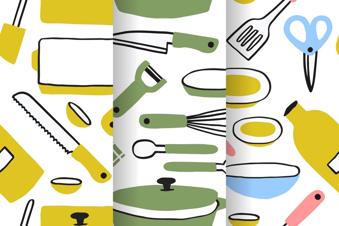 Kitchenware Graphics and Patterns 10
