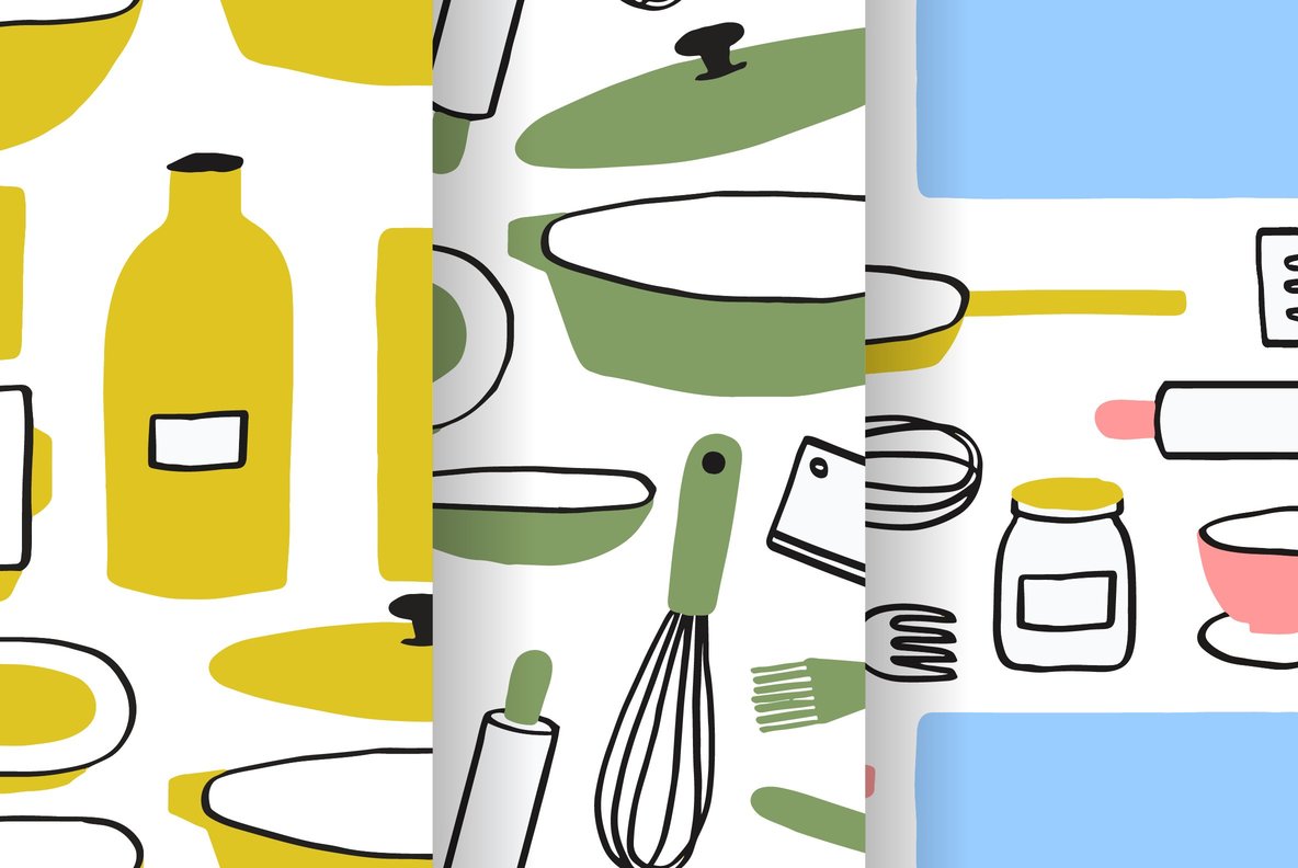 Kitchenware Graphics and Patterns 11