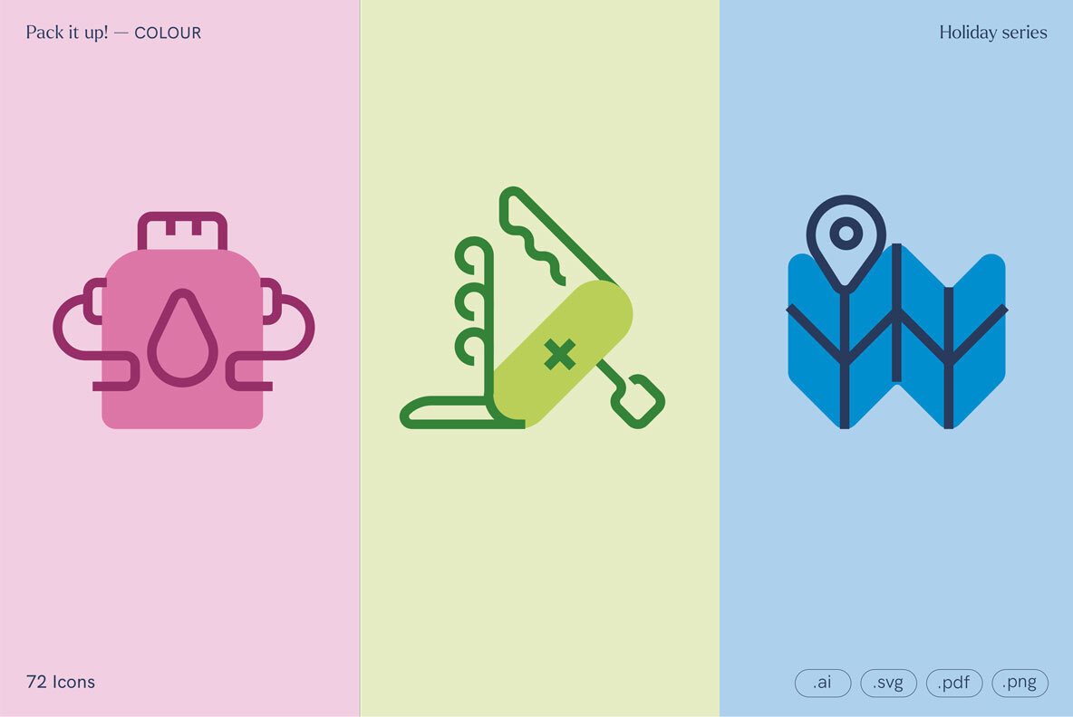 Pack it up   Holiday icons 7