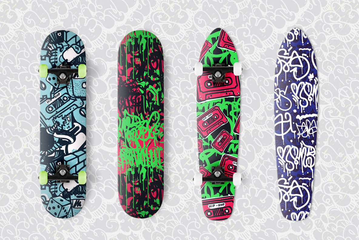 Graffiti Color Seamless Patterns 6