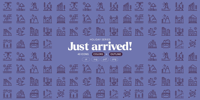 Just arrived    Holiday Icons