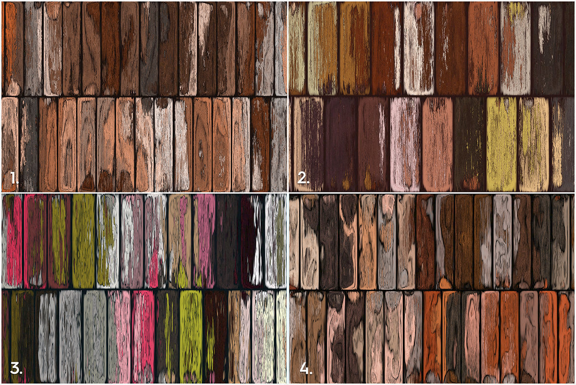10 Old Painted Planks Background Textures 2