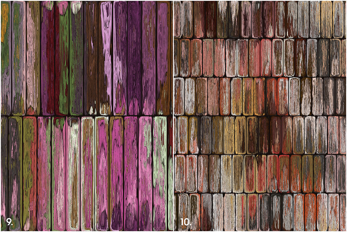 10 Old Painted Planks Background Textures 4