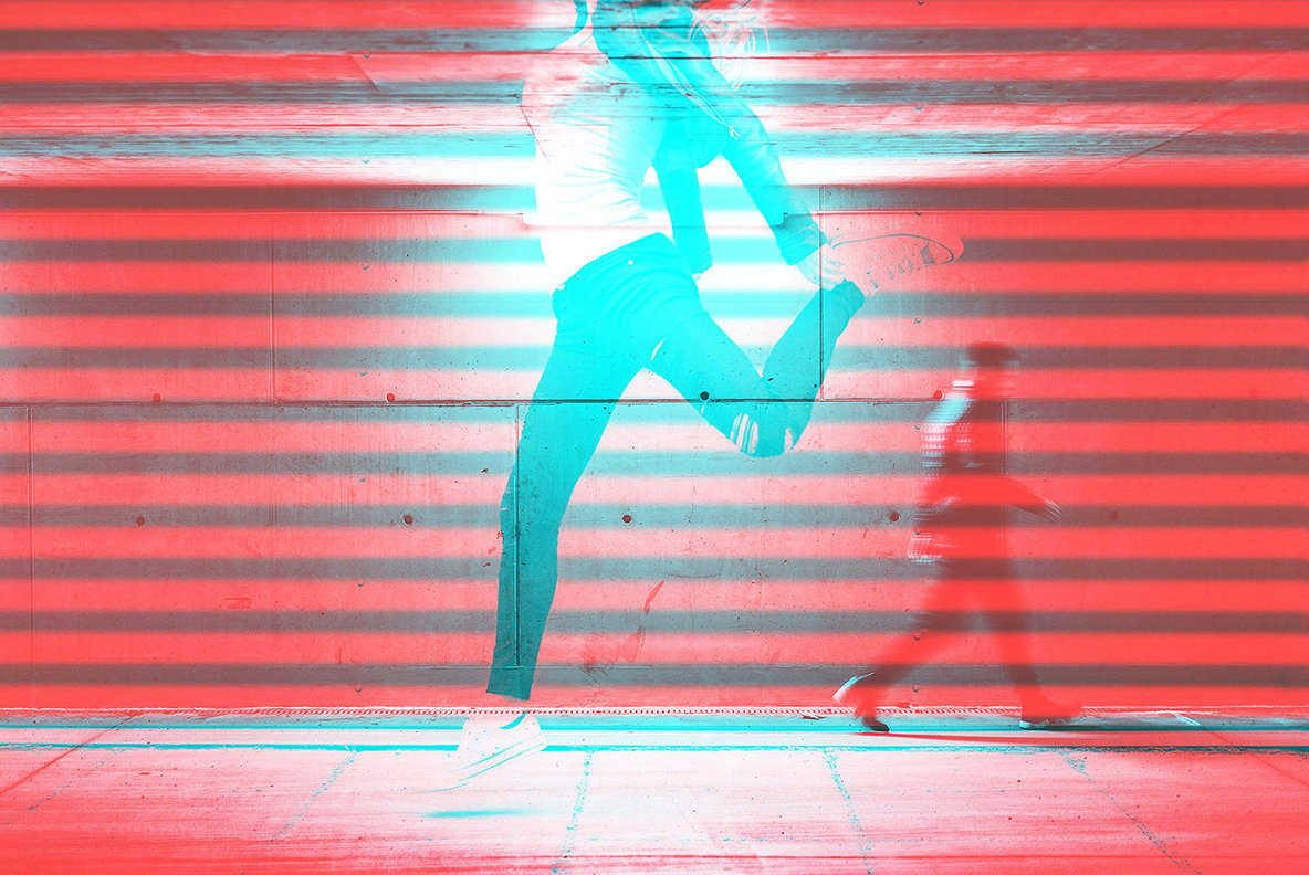 Double Color Exposure Effect Double Color Exposure Effect