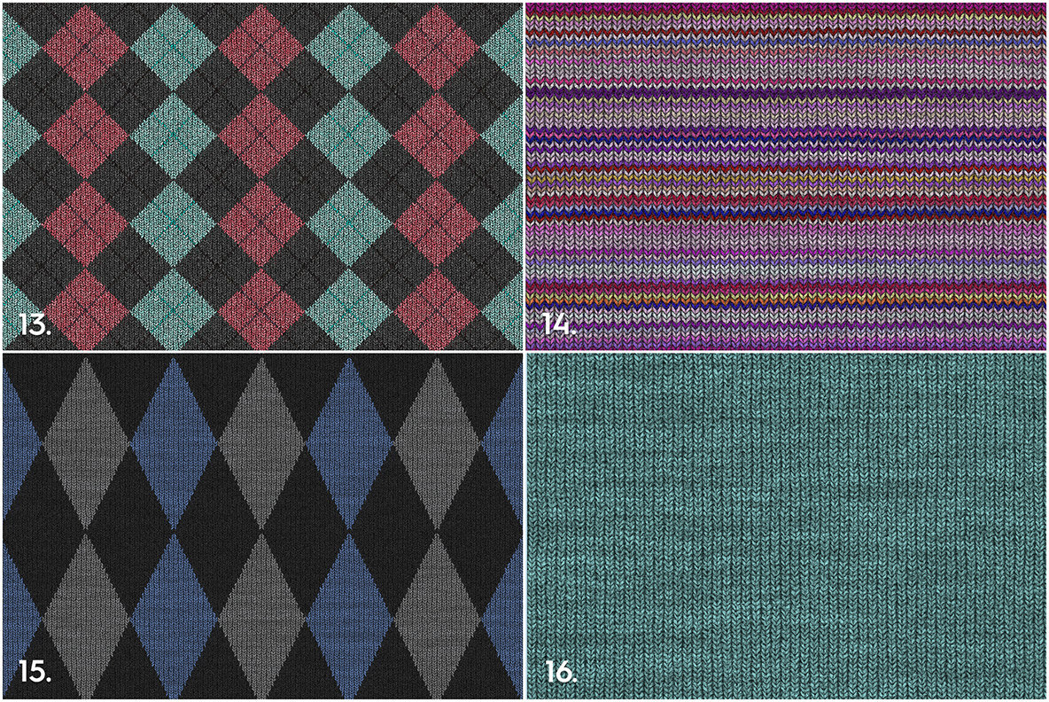 20 Knitted Weaving Background Textures 5