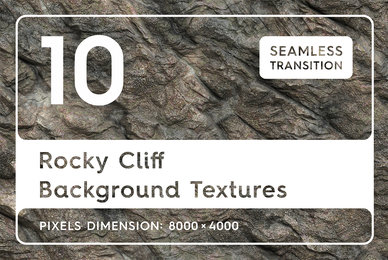 10 Rocky Cliff Background Textures