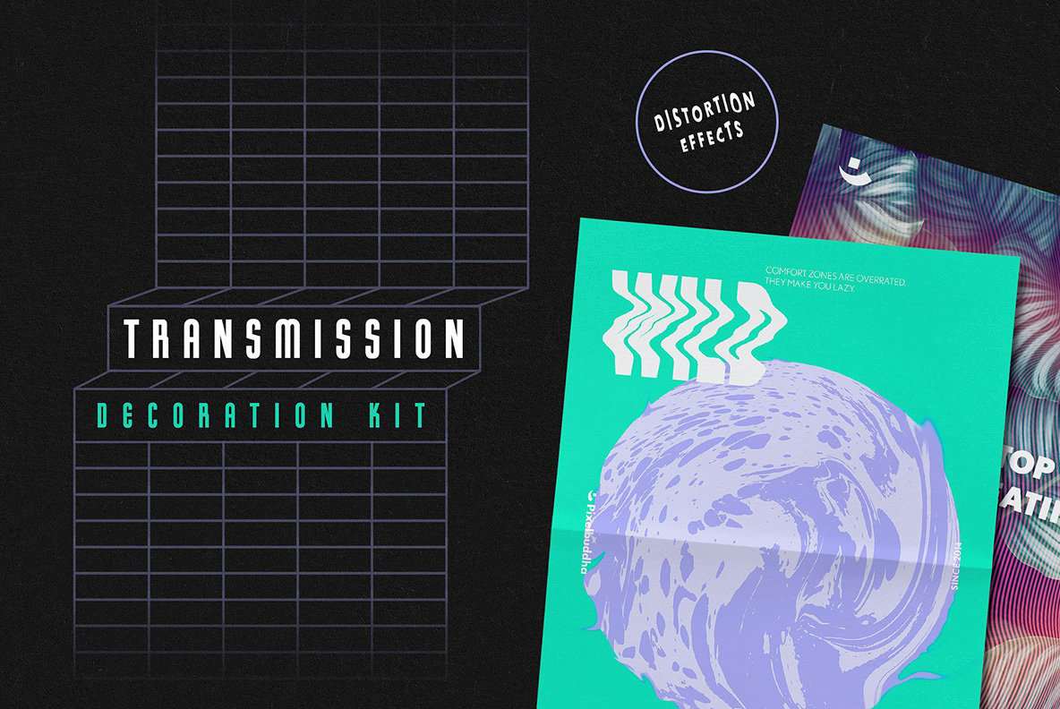 Transmission Warp Text Effects Transmission Warp Text Effects