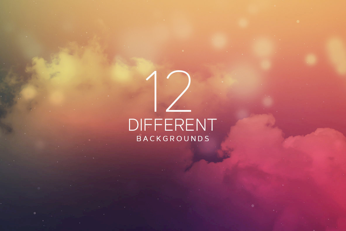 Bokeh Sky Backgrounds 02 3