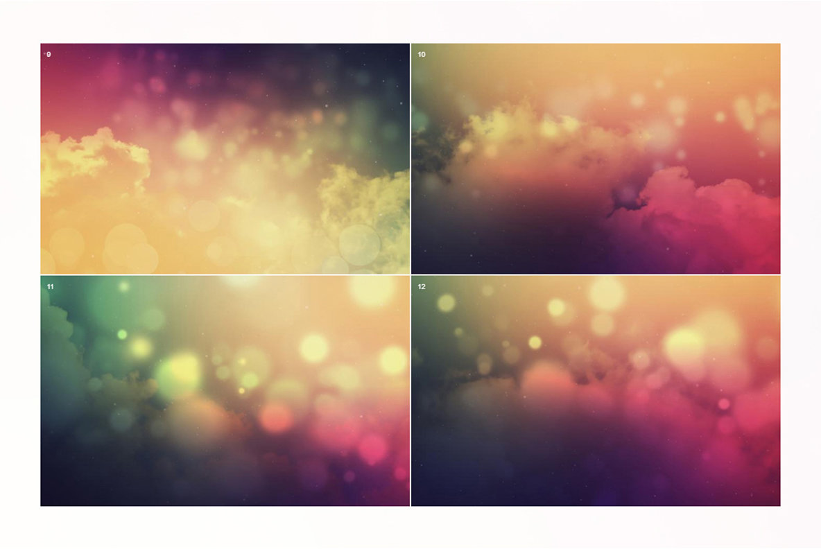 Bokeh Sky Backgrounds 02 6