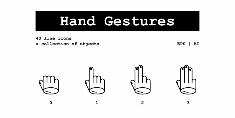 Hand Gestures Icons