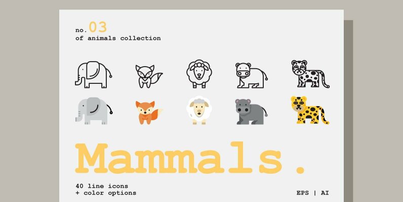 Mammals Icons