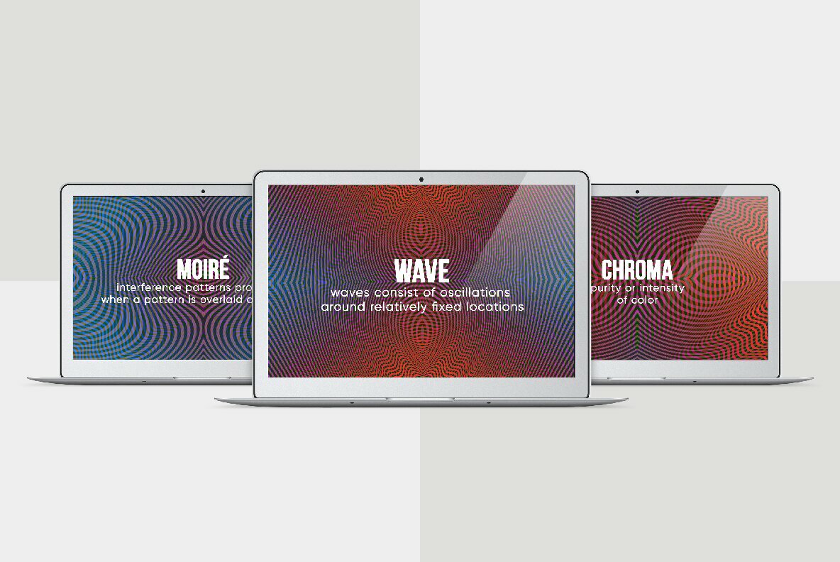 Moire Waves II