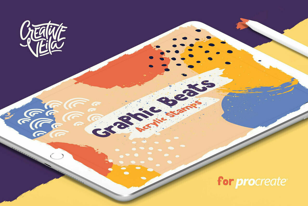 Graphic Beats Brushes for ProCreate Graphic Beats Brushes for ProCreate