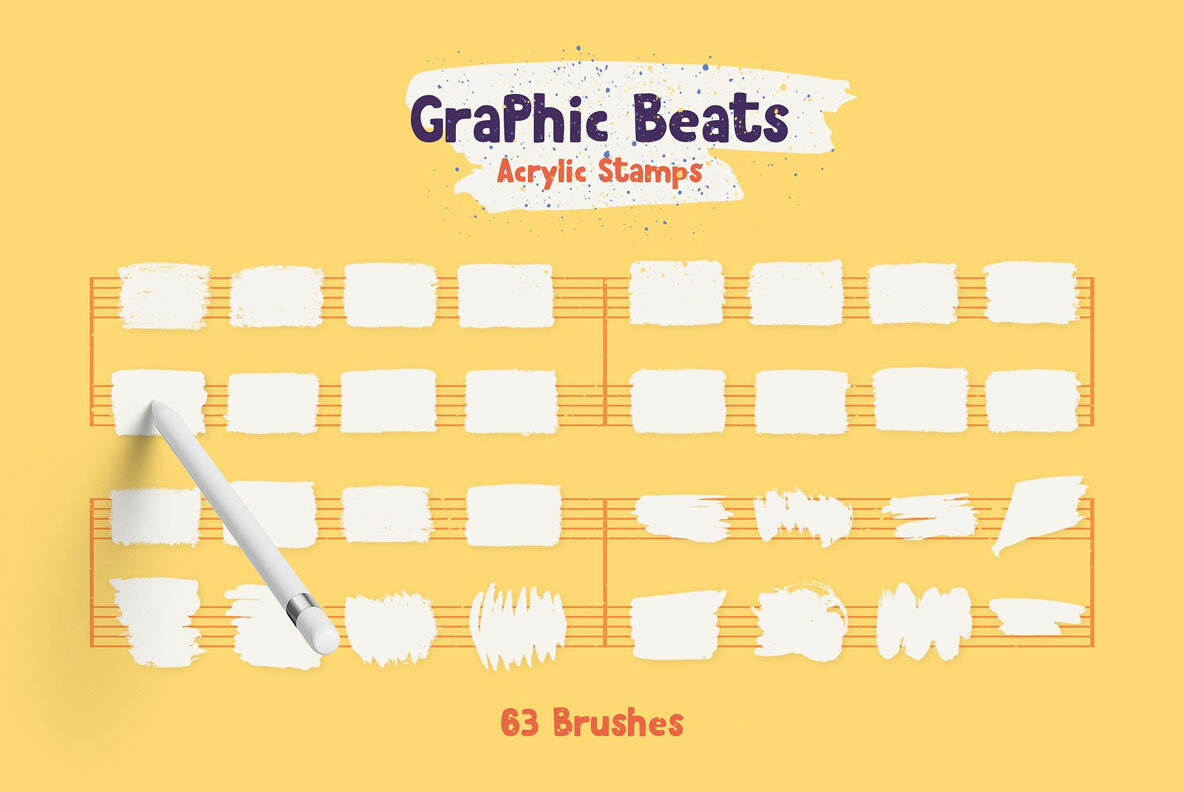 Graphic Beats Brushes for ProCreate Graphic Beats Brushes for ProCreate