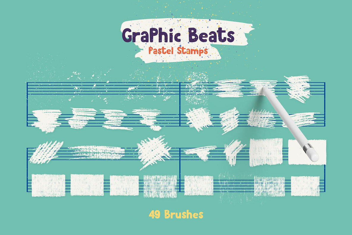 Graphic Beats Brushes for ProCreate Graphic Beats Brushes for ProCreate