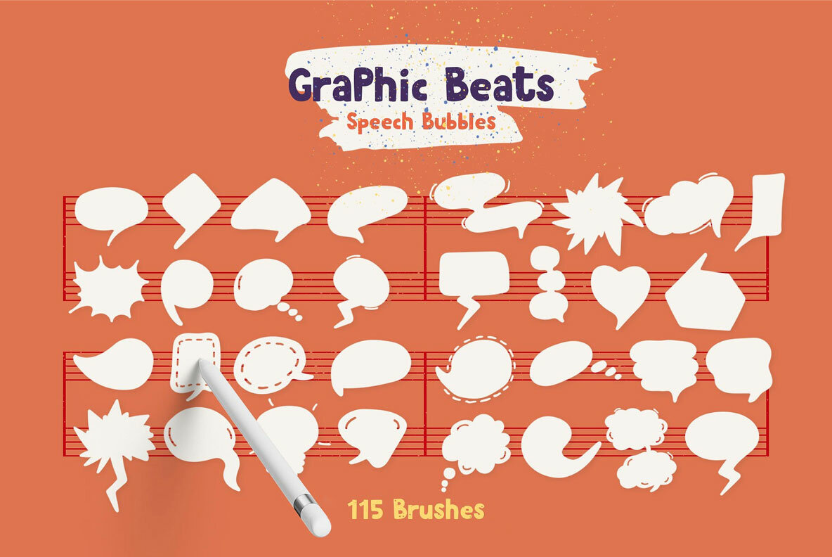 Graphic Beats Brushes for ProCreate Graphic Beats Brushes for ProCreate