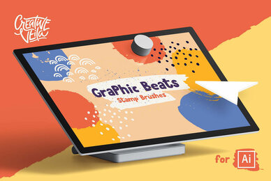 Graphic Beats Brushes for Illustrator