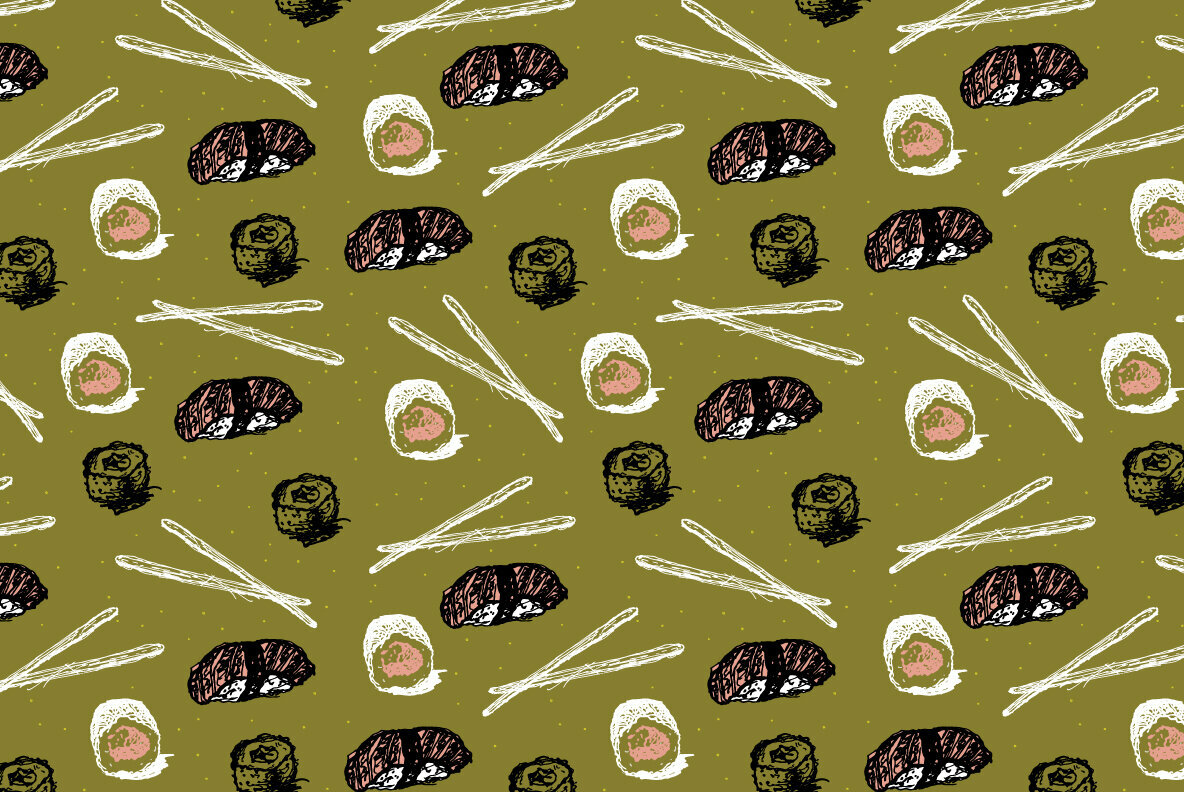 Los Angeles Illustrations and Patterns 4